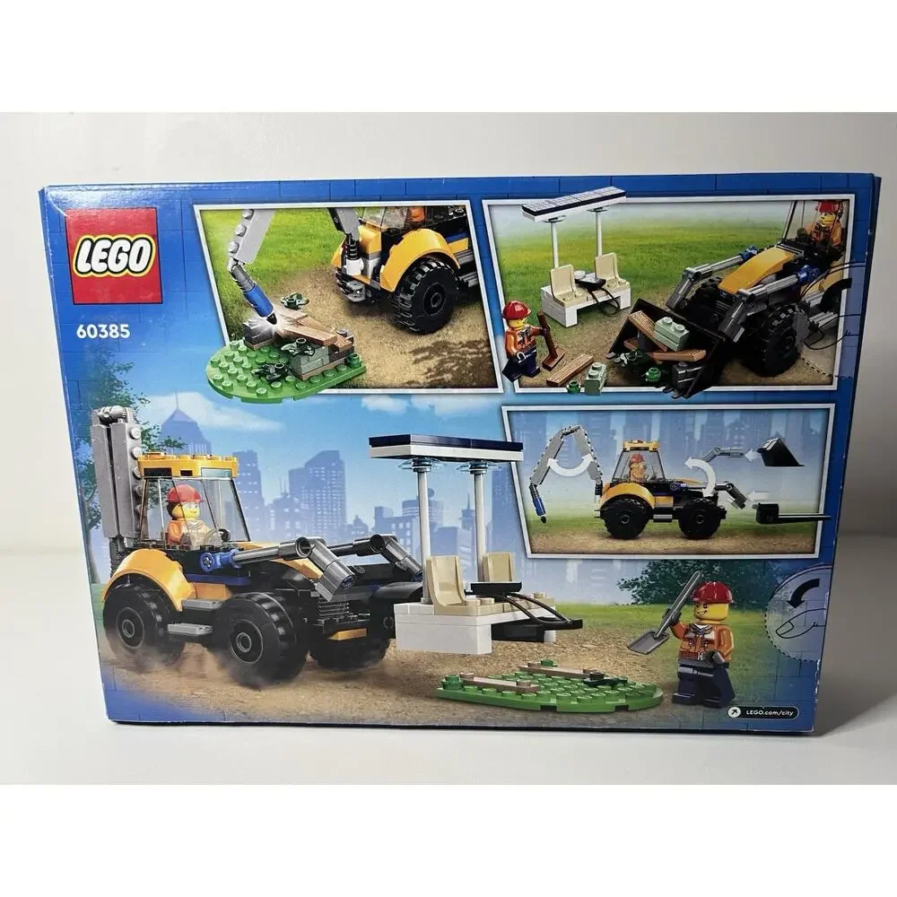 LEGO CITY:Retired Construction Digger (60385) Excavator Building Set with Mini F